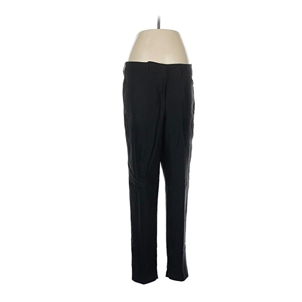 Nanette Lepore Black Dress Pants Womens Size 8 Straight Leg Trousers Workwear